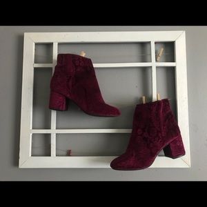Velvet Booties